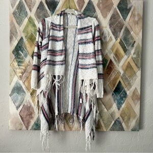 Tassel Open Cardigan